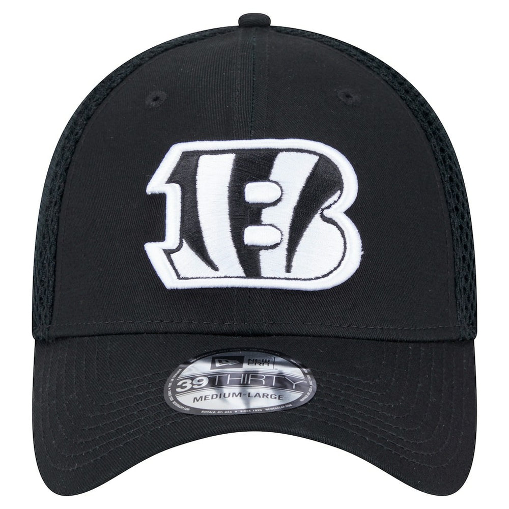 New Era Cincinnati Bengals Black Main Neo 39THIRTY Flex Hat | NFL