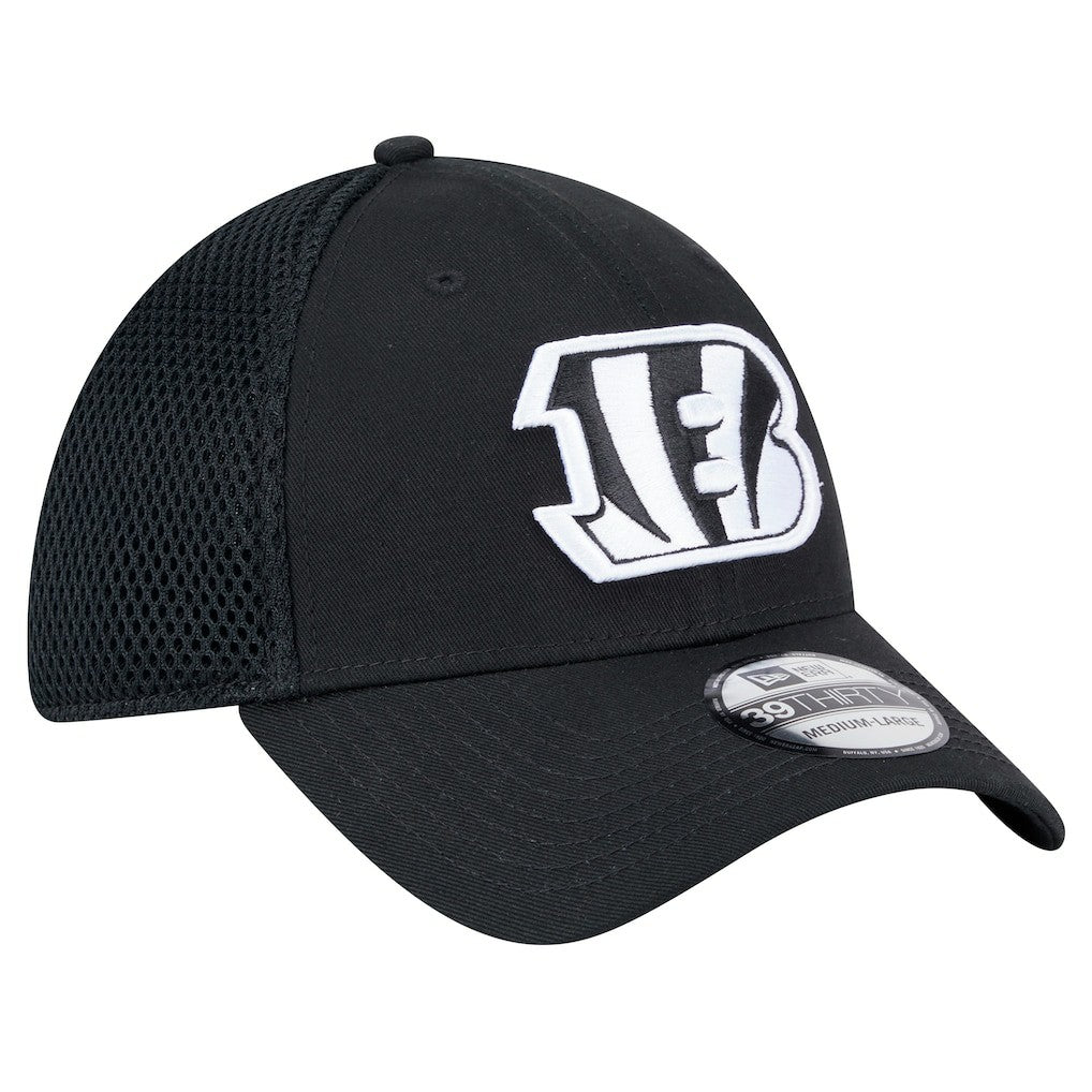 New Era Cincinnati Bengals Black Main Neo 39THIRTY Flex Hat | NFL