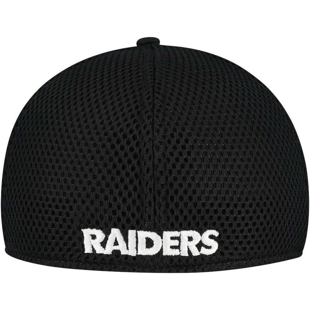 New Era Las Vegas Raiders Black Main Neo 39THIRTY Flex Hat | NFL