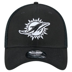 New Era Miami Dolphins Black Main Neo 39THIRTY Flex Hat | NFL