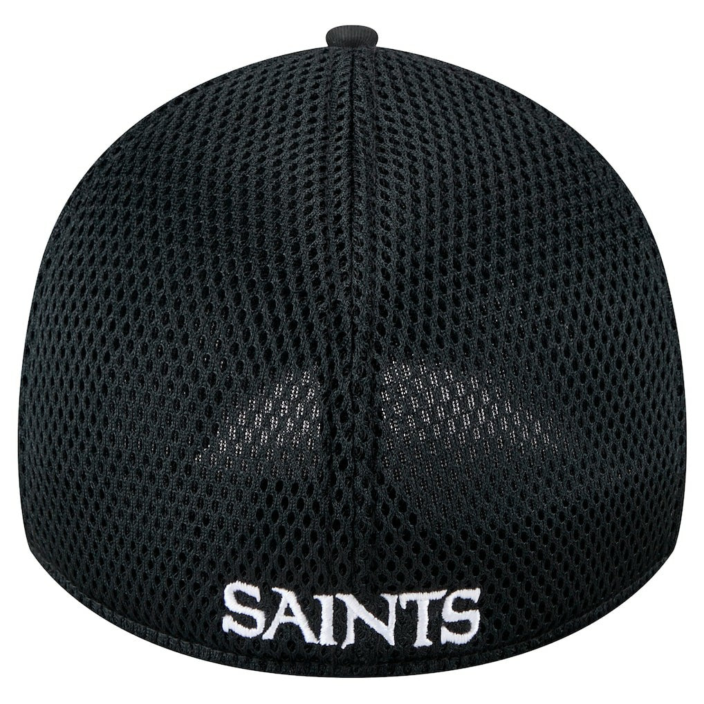 New Era New Orleans Saints Black Main Neo 39THIRTY Flex Hat | NFL