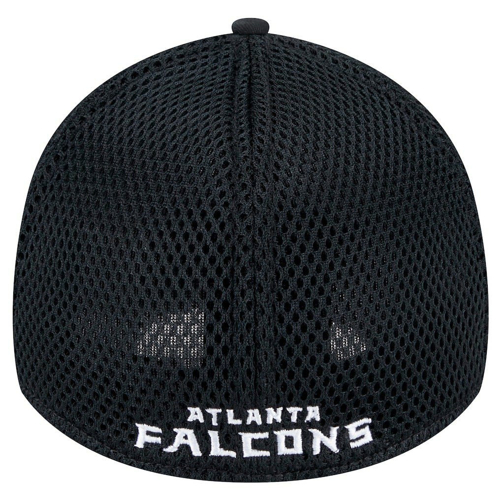New Era Atlanta Falcons Black Main Neo 39THIRTY Flex Hat | NFL