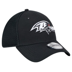 New Era Baltimore Ravens Black Main Neo 39THIRTY Flex Hat | NFL