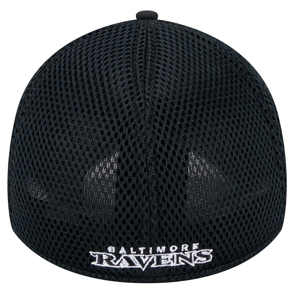 New Era Baltimore Ravens Black Main Neo 39THIRTY Flex Hat | NFL