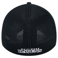 New Era Baltimore Ravens Black Main Neo 39THIRTY Flex Hat | NFL