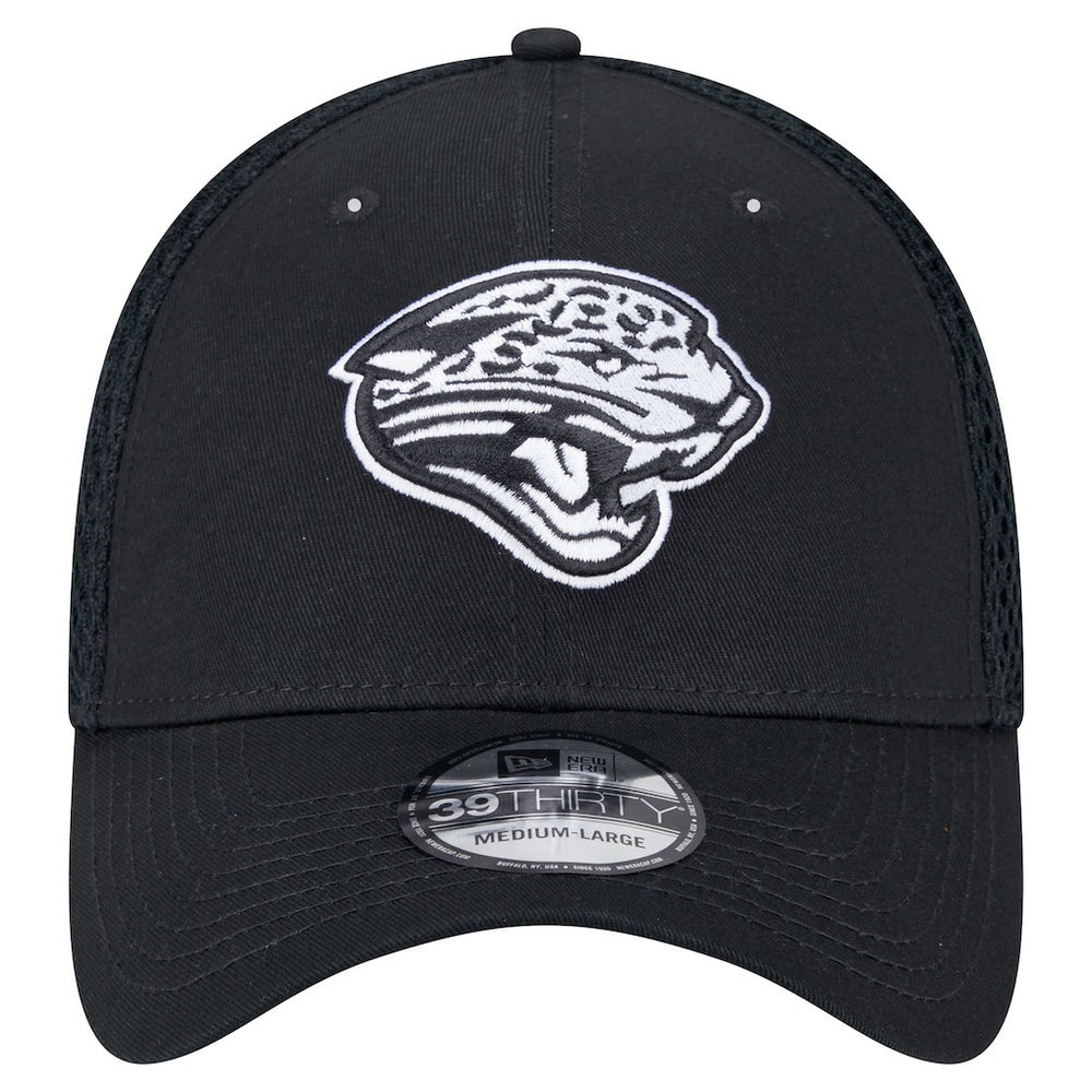 New Era Jacksonville Jaguars Black Main Neo 39THIRTY Flex Hat | NFL