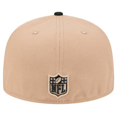 Baltimore Ravens New Era Logo Main 59FIFTY Fitted Hat Tan | NFL