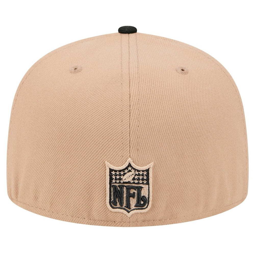 Atlanta Falcons New Era Throwback Logo Main 59FIFTY Fitted Hat Tan | NFL