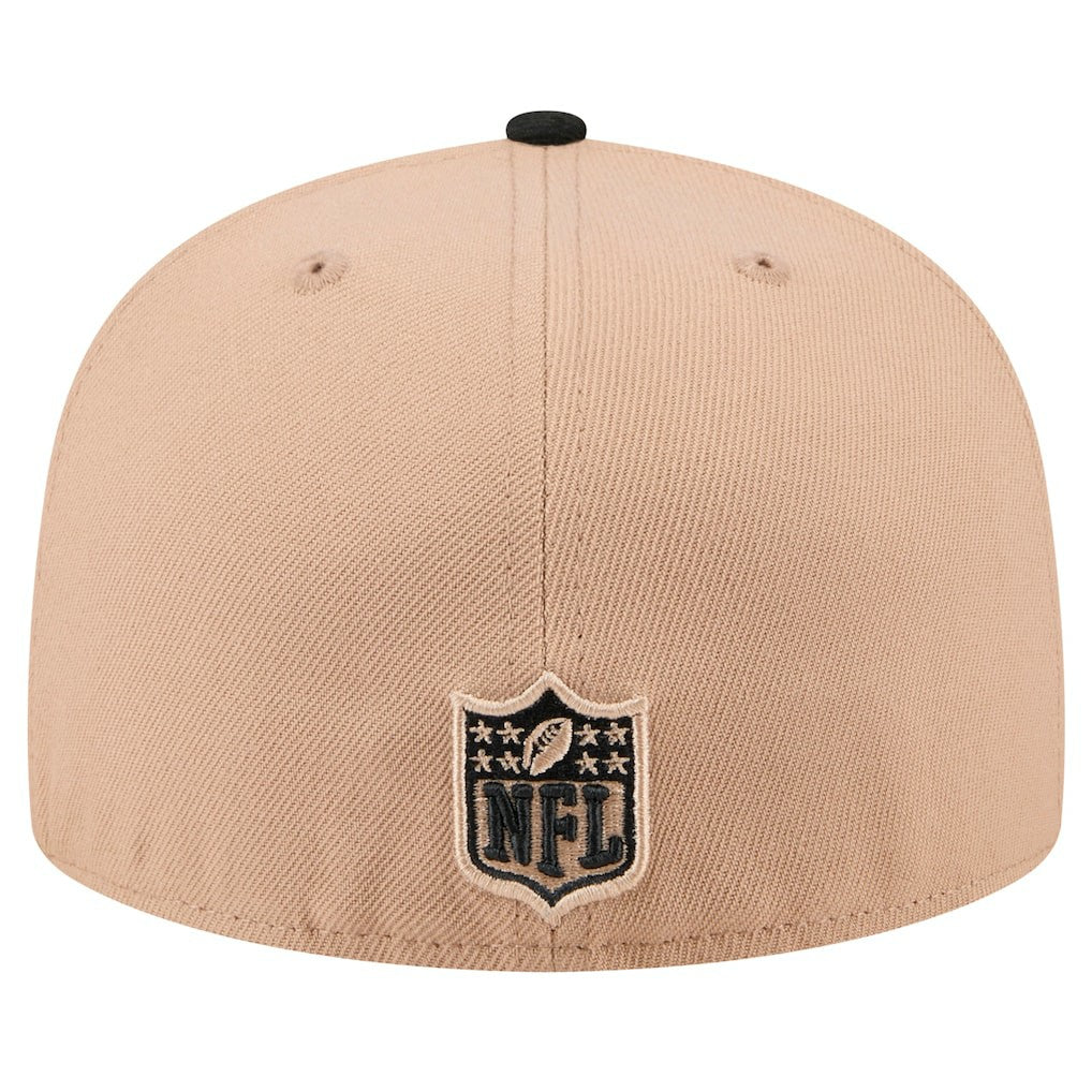 Cincinnati Bengals New Era Logo Main 59FIFTY Fitted Hat Tan | NFL