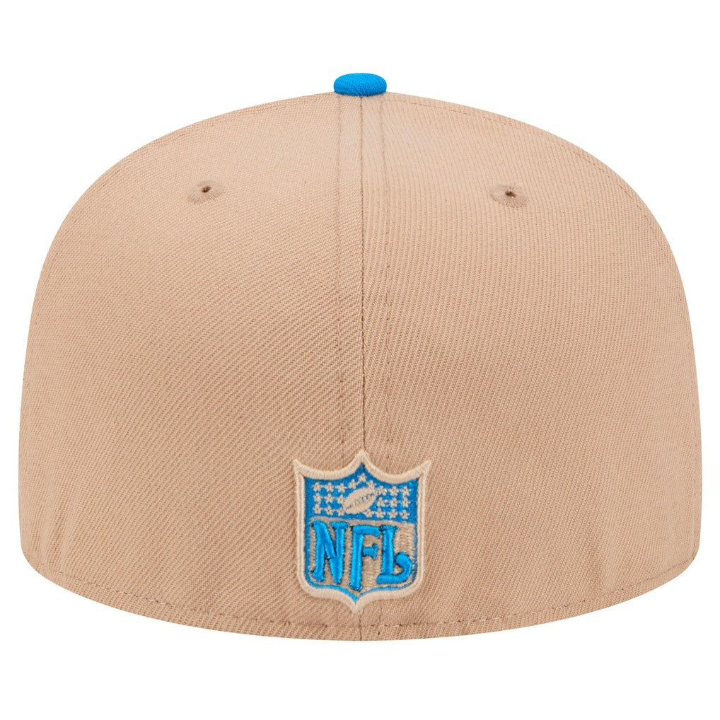 Detroit Lions New Era Throwback Logo Main 59FIFTY Fitted Hat Tan | NFL