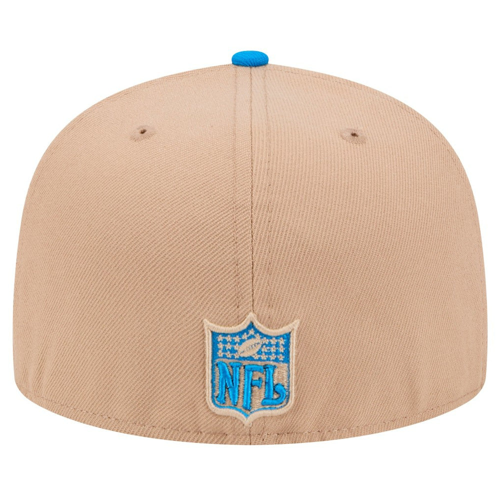 Detroit Lions New Era Throwback Logo Main 59FIFTY Fitted Hat Tan | NFL