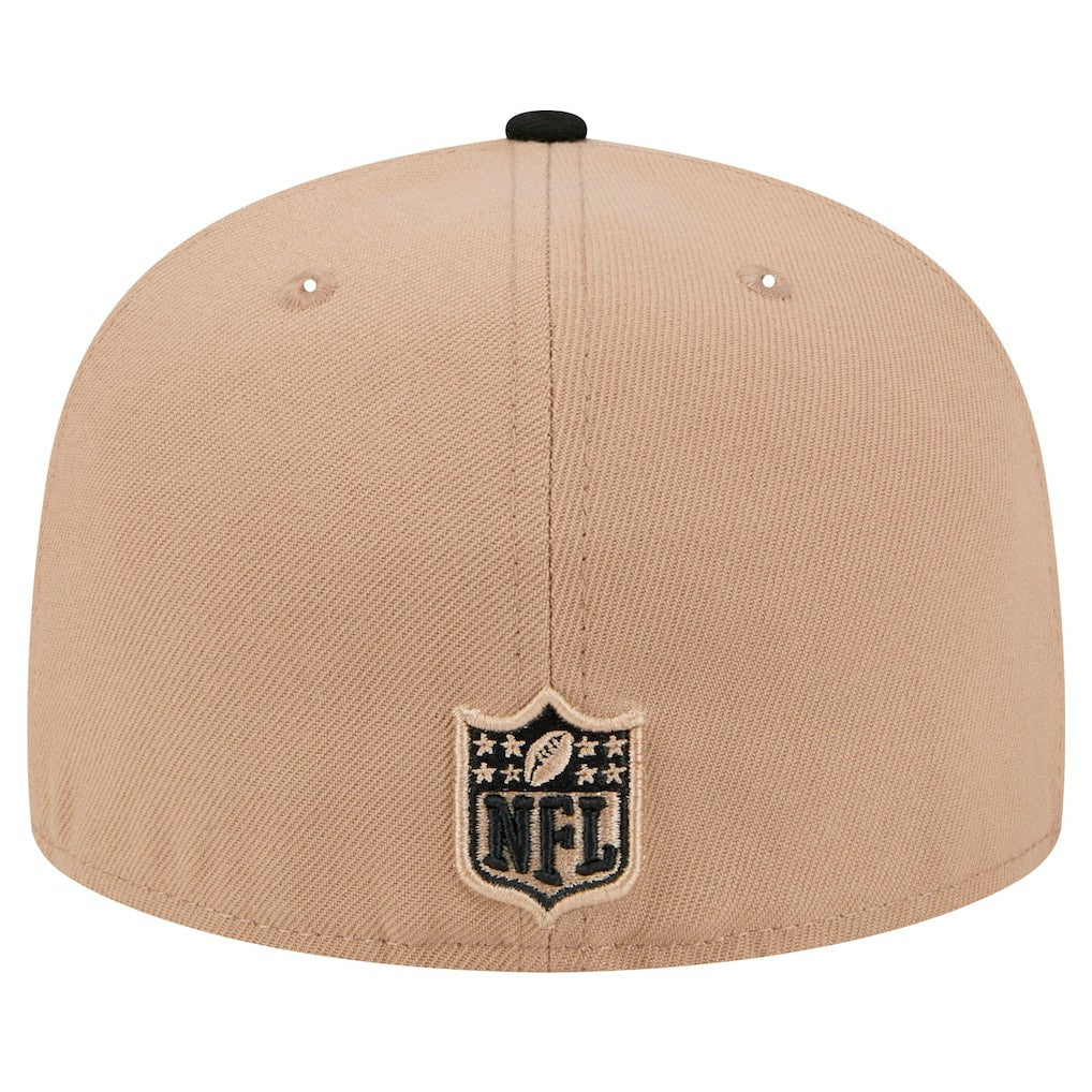 New Orleans Saints New Era Logo Main 59FIFTY Fitted Hat Tan | NFL