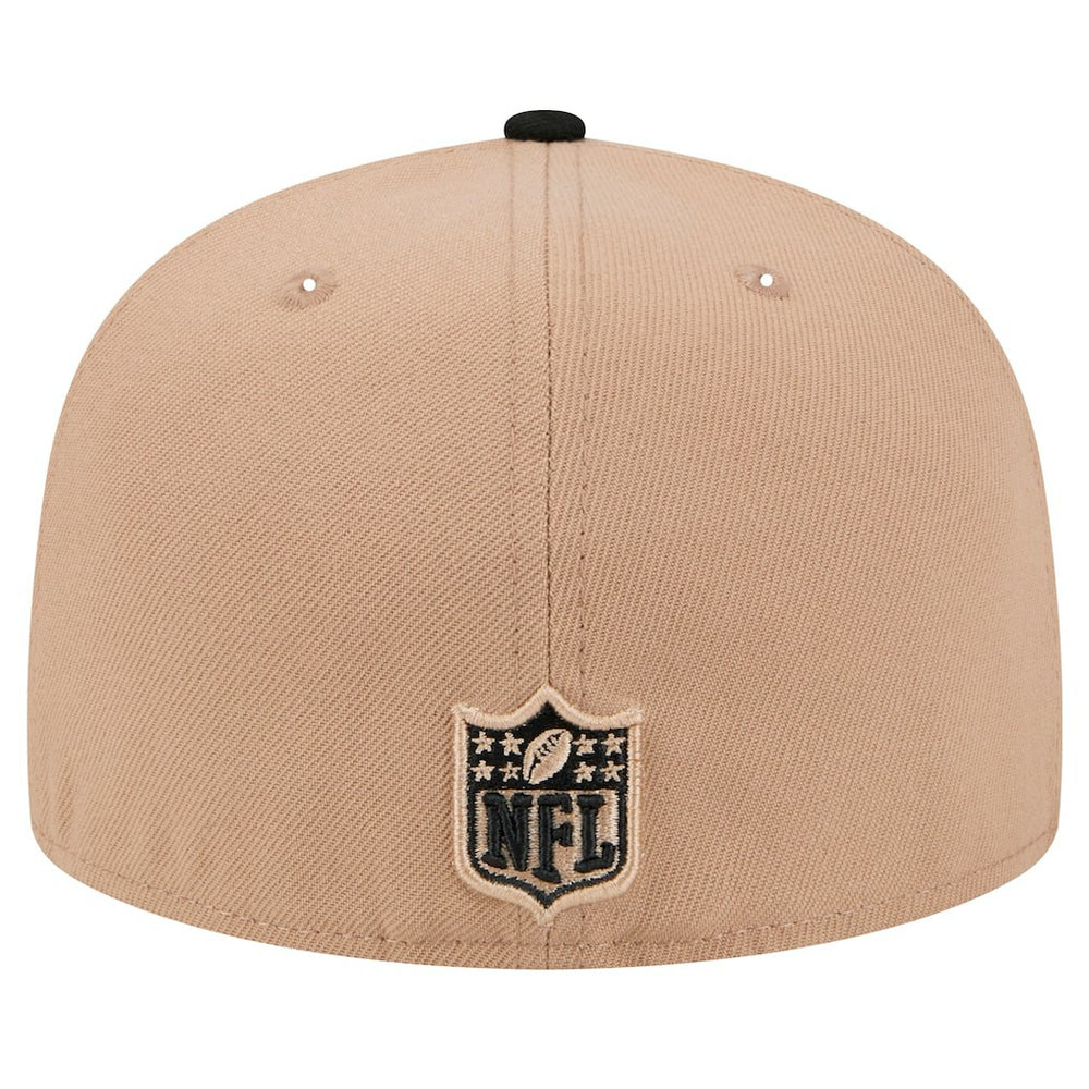 New Orleans Saints New Era Logo Main 59FIFTY Fitted Hat Tan | NFL