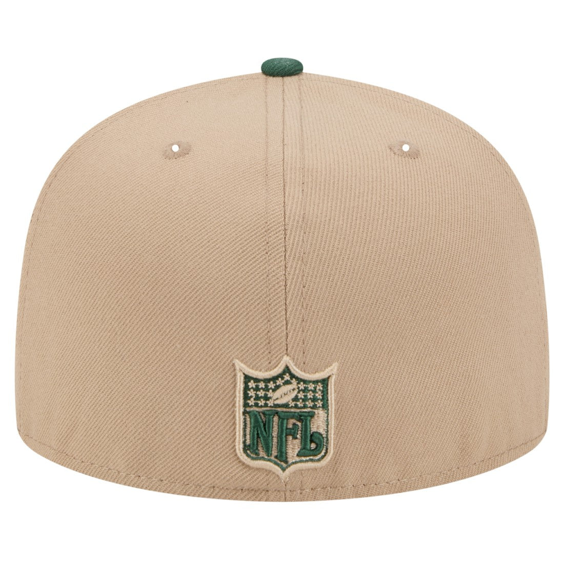 Green Bay Packers New Era Throwback Logo Main 59FIFTY Fitted Hat Tan | NFL