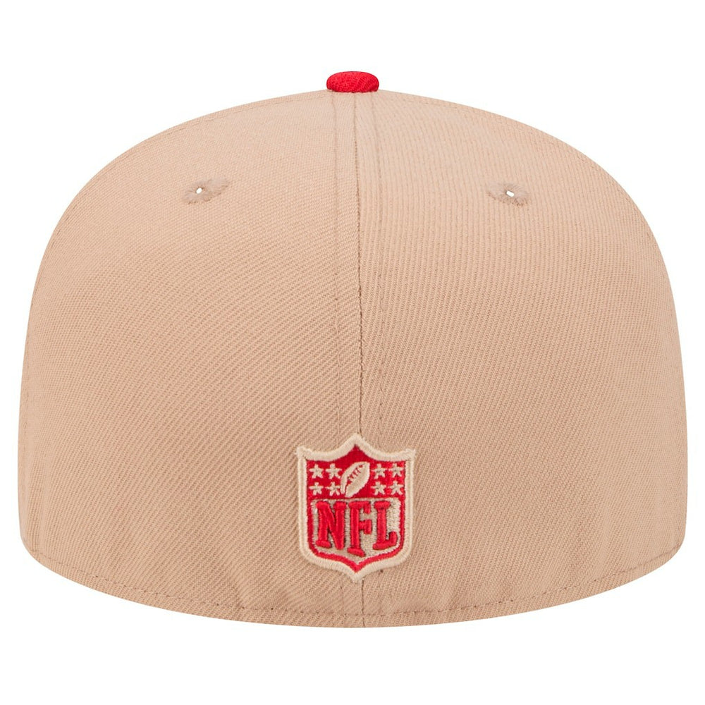 San Francisco 49ers New Era Logo Main 59FIFTY Fitted Hat Tan | NFL