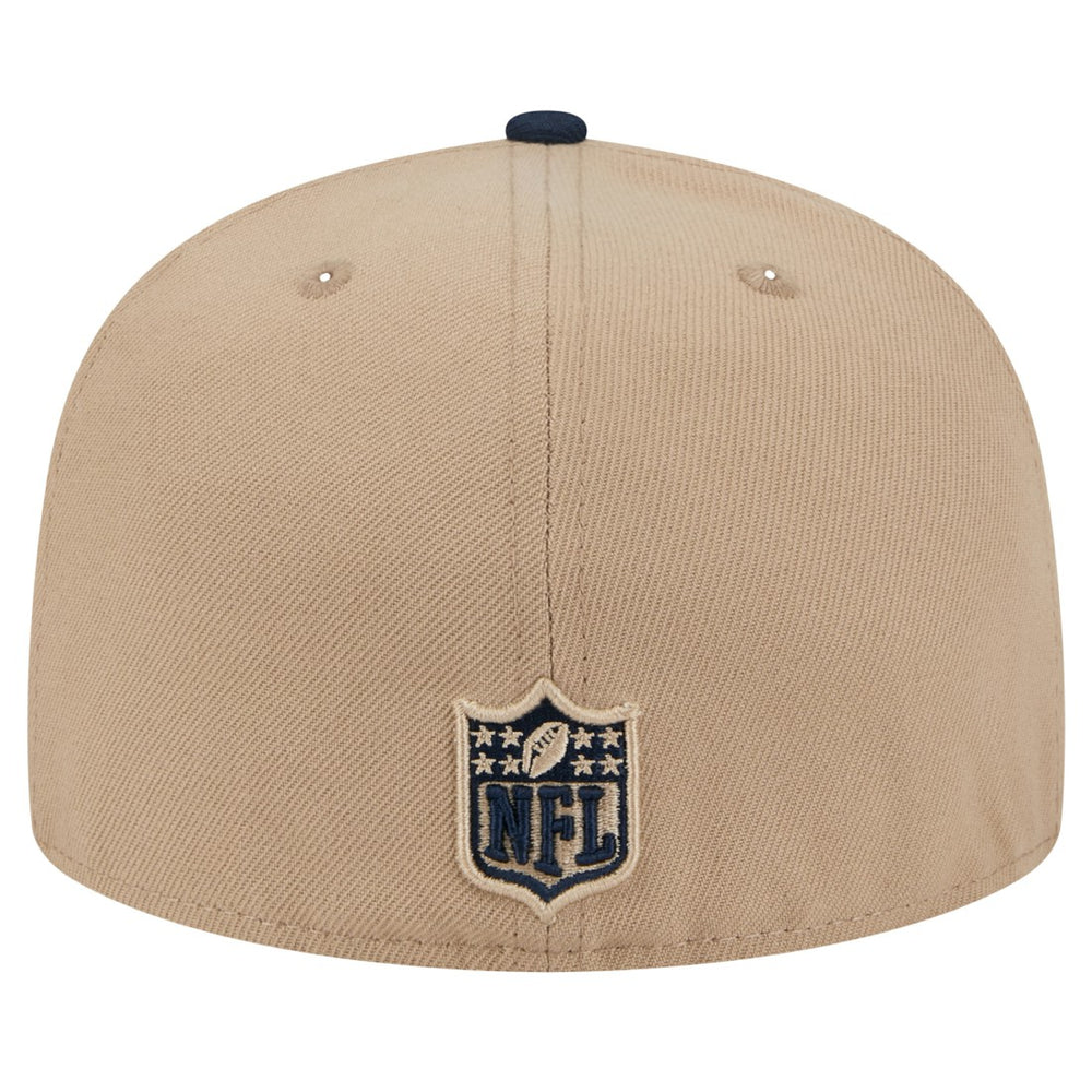 Tennessee Titans New Era Logo Main 59FIFTY Fitted Hat Tan | NFL