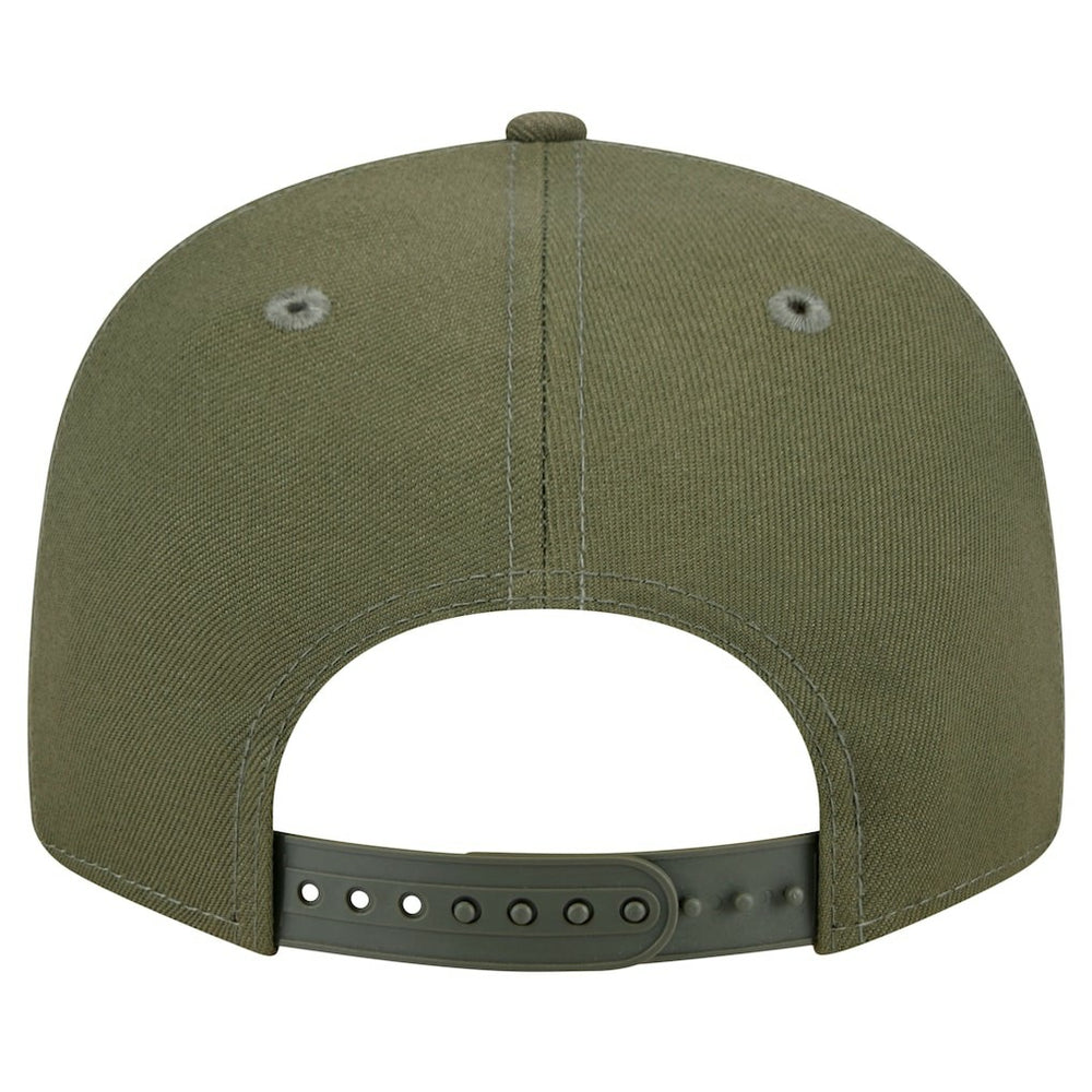 Miami Dolphins New Era Main 9FIFTY Snapback Hat Olive | NFL