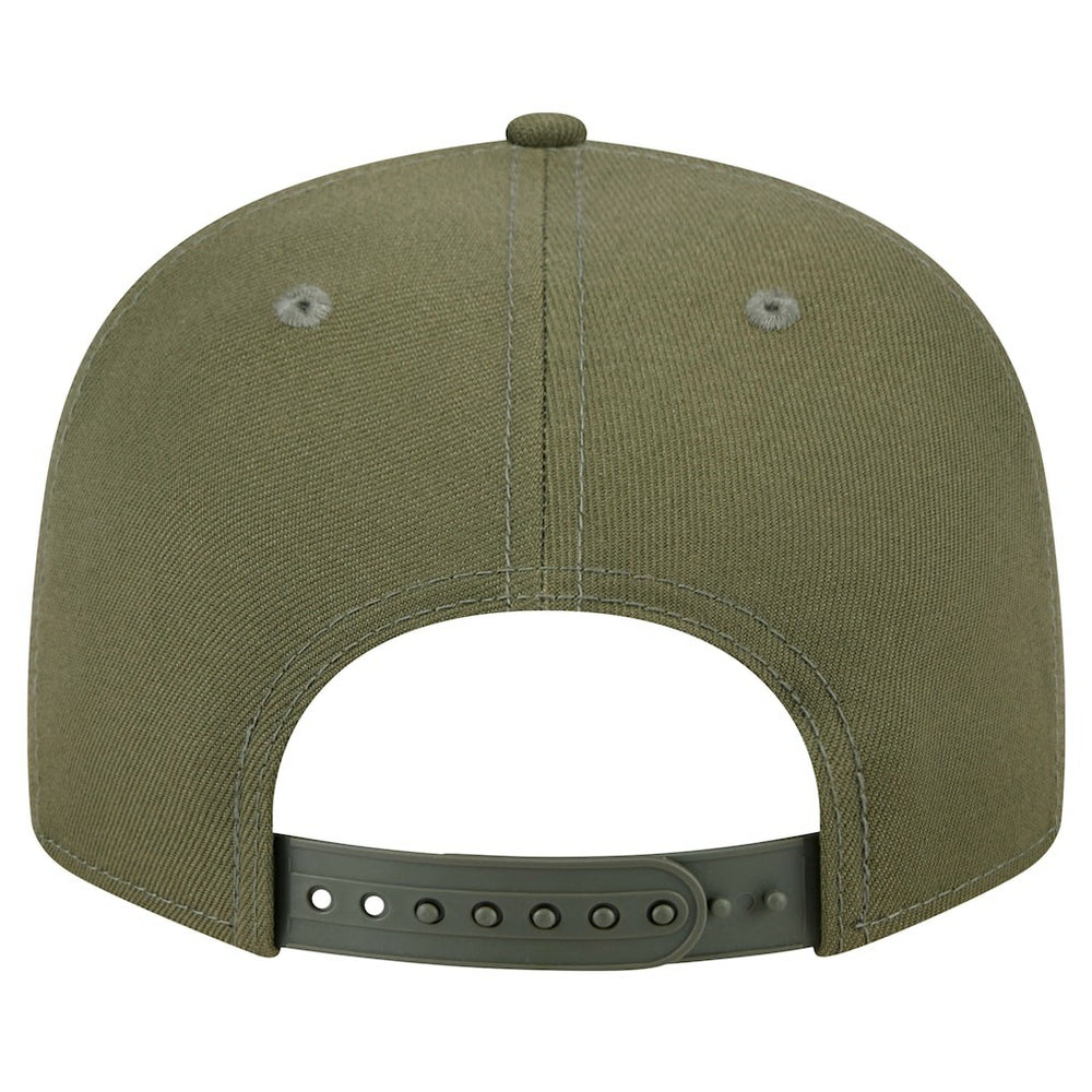Detroit Lions New Era Main 9FIFTY Snapback Hat Olive | NFL