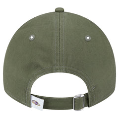 Baltimore Ravens New Era Main 9TWENTY Adjustable Hat Olive | NFL