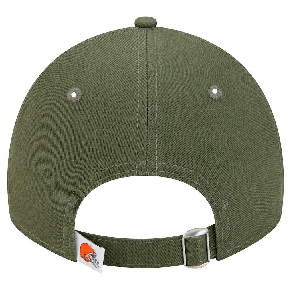 Cleveland Browns New Era Main 9TWENTY Adjustable Hat Olive | NFL