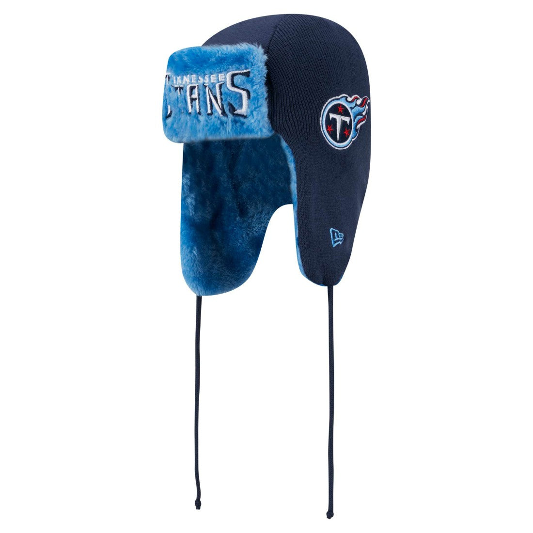 Tennessee Titans New Era Helmet Head Trapper Knit Hat Navy | NFL
