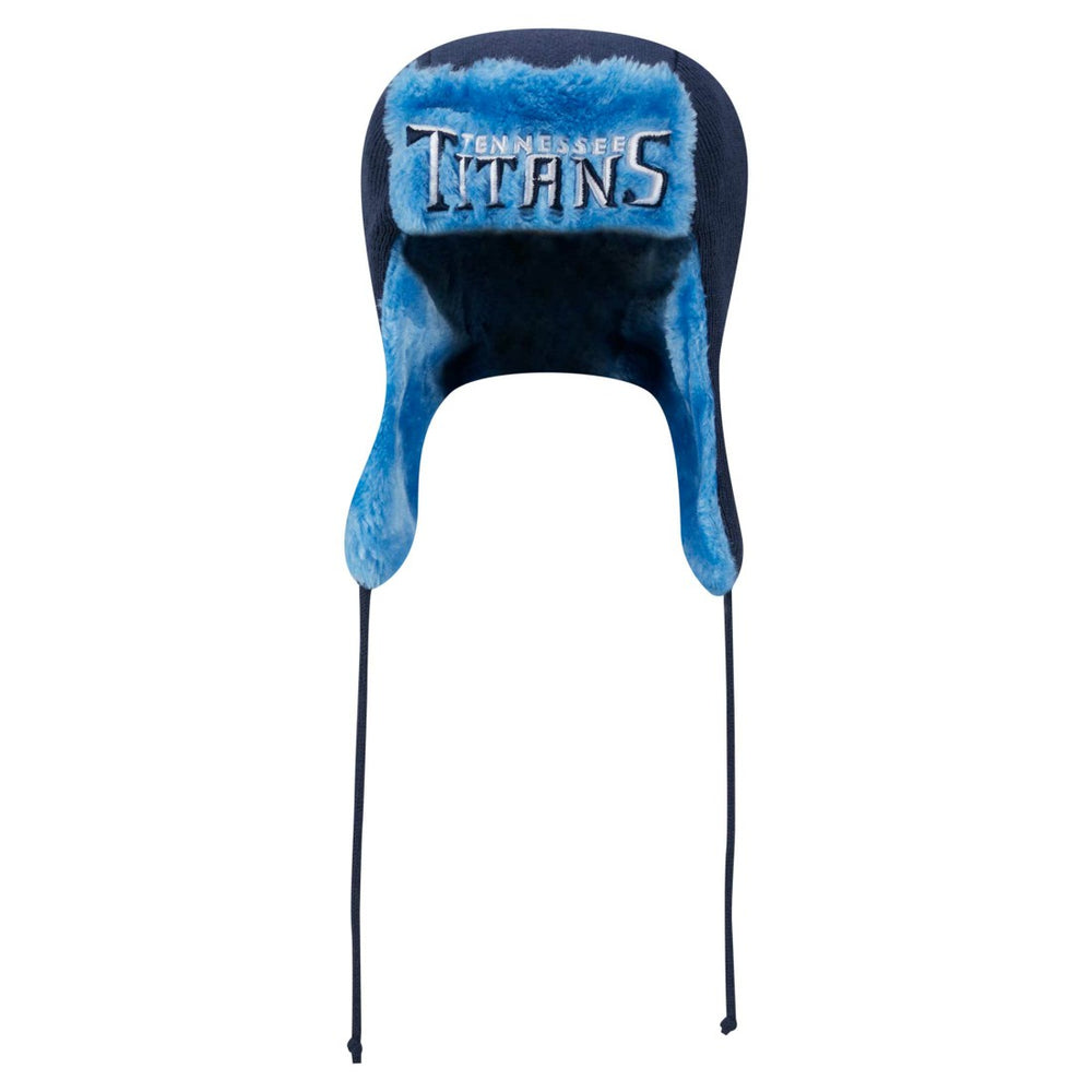 Tennessee Titans New Era Helmet Head Trapper Knit Hat Navy | NFL