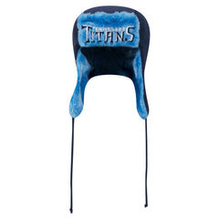 Tennessee Titans New Era Helmet Head Trapper Knit Hat Navy | NFL