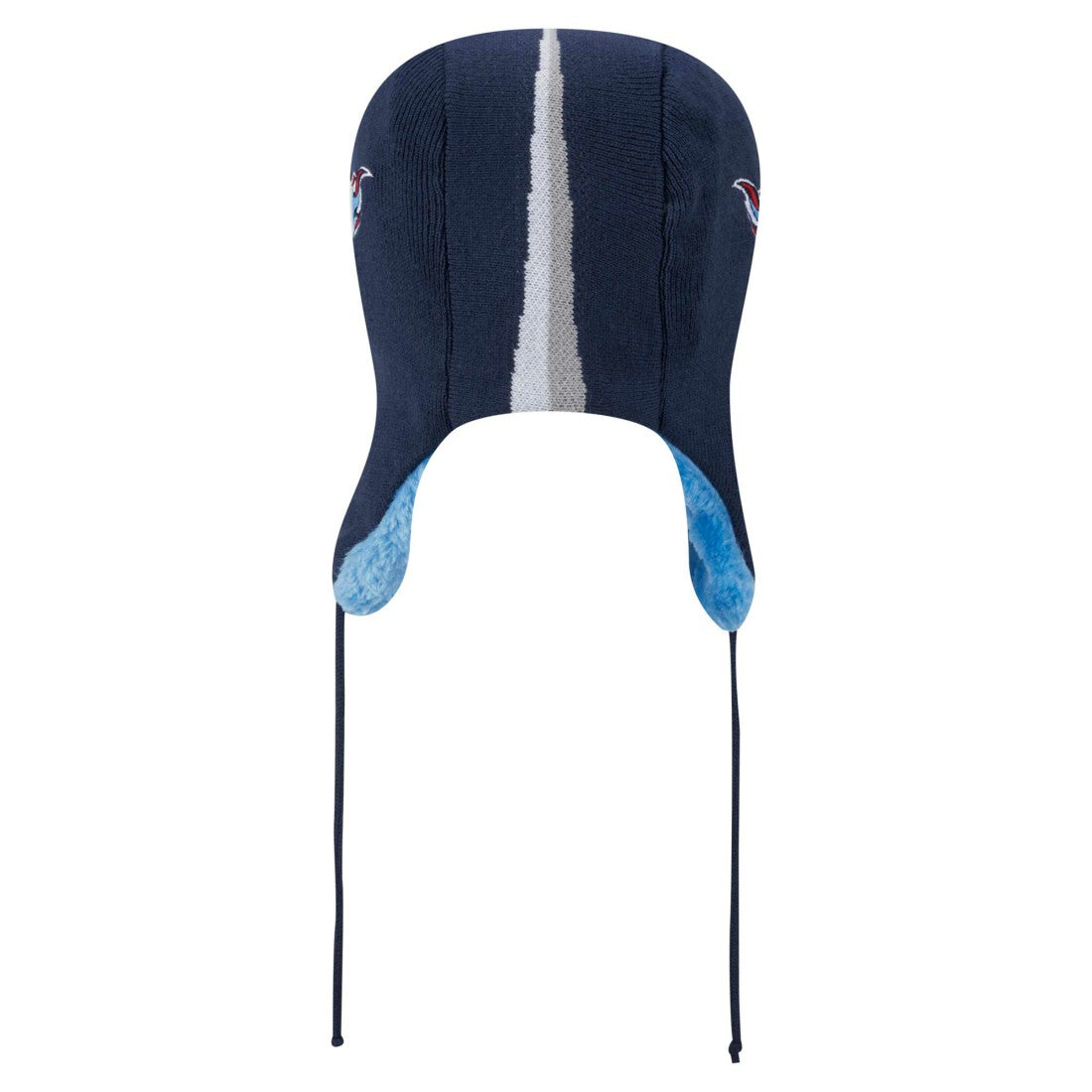 Tennessee Titans New Era Helmet Head Trapper Knit Hat Navy | NFL