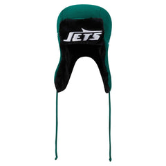 New York Jets New Era Helmet Head Trapper Knit Hat Green | NFL