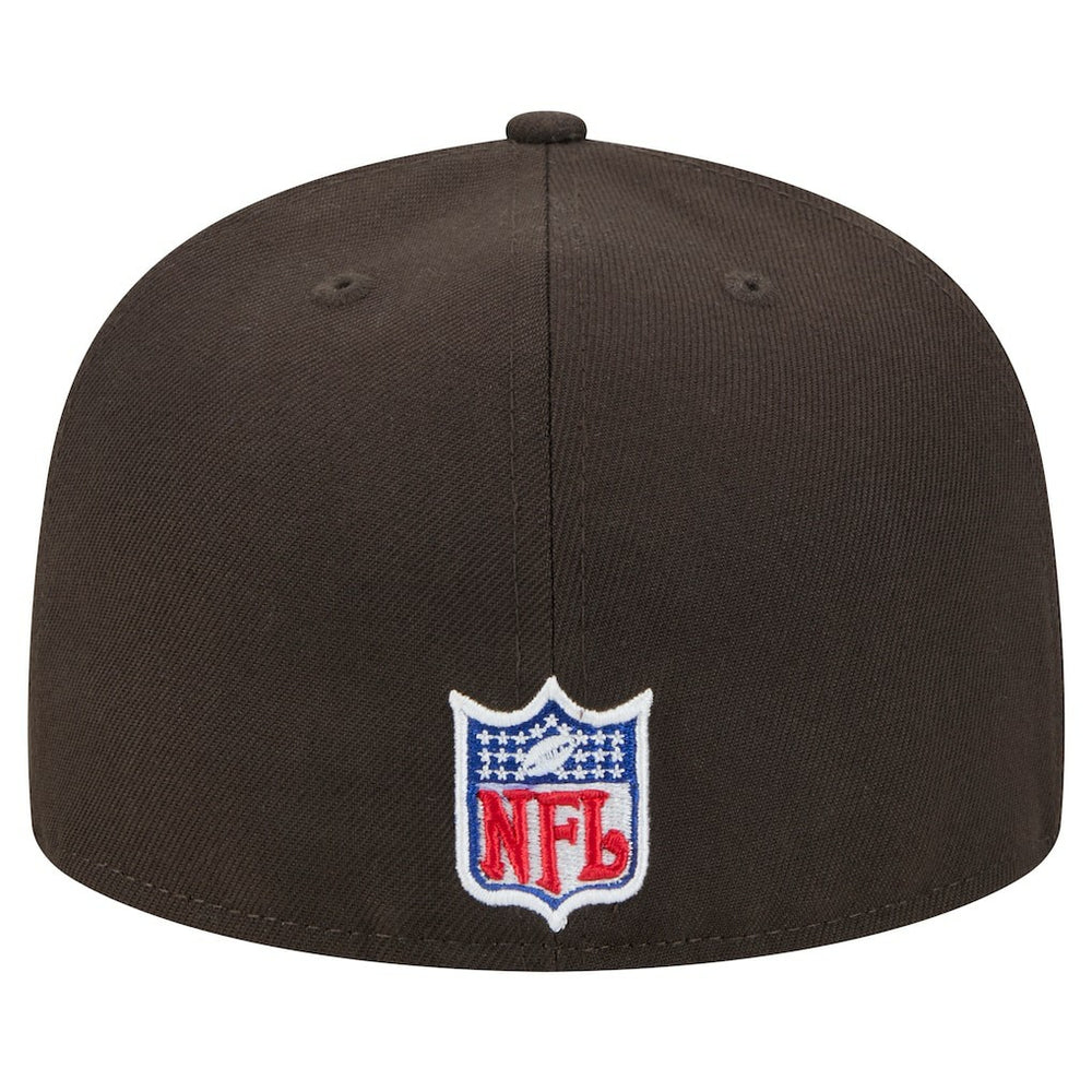New Era Cleveland Browns Brown Throwback Main 59FIFTY Fitted Hat | NFL