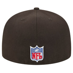 New Era Cleveland Browns Brown Throwback Main 59FIFTY Fitted Hat | NFL