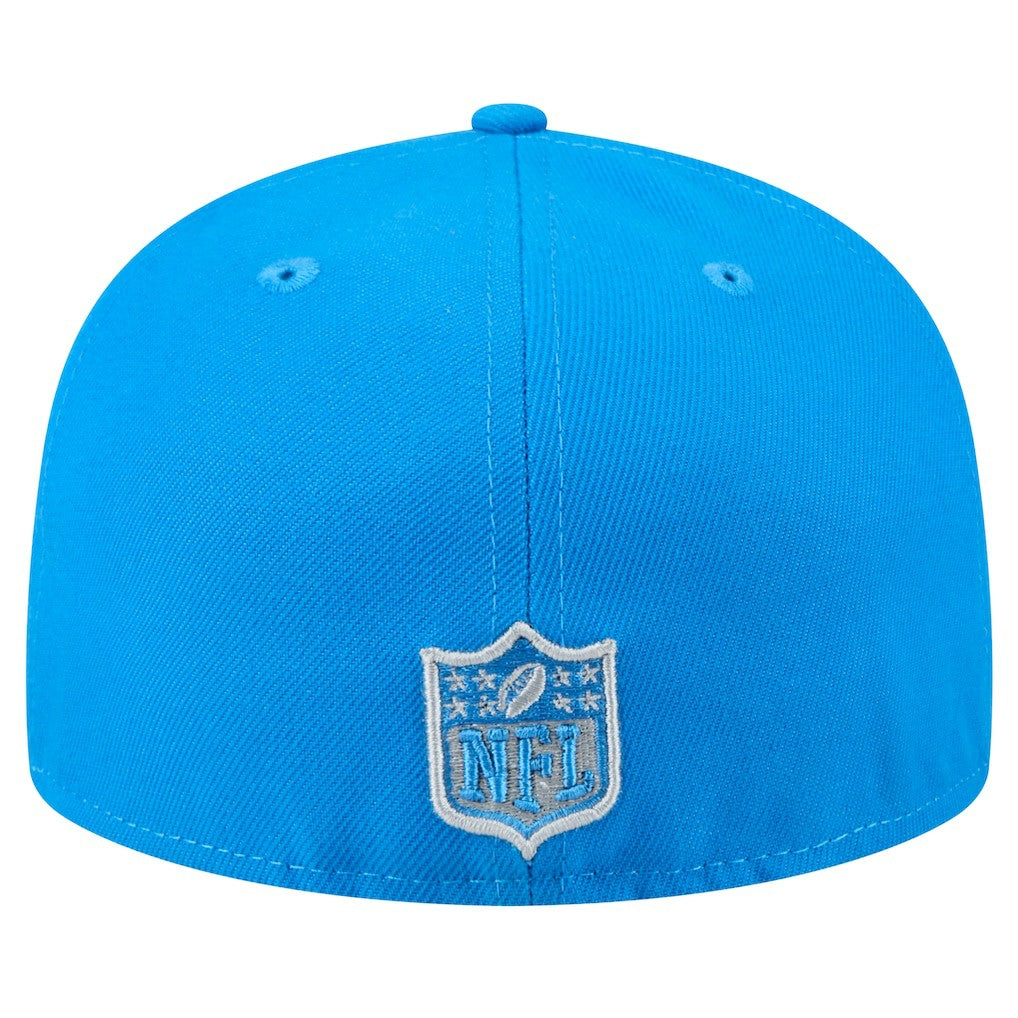 New Era Detroit Lions Blue Main 59FIFTY Fitted Hat | NFL