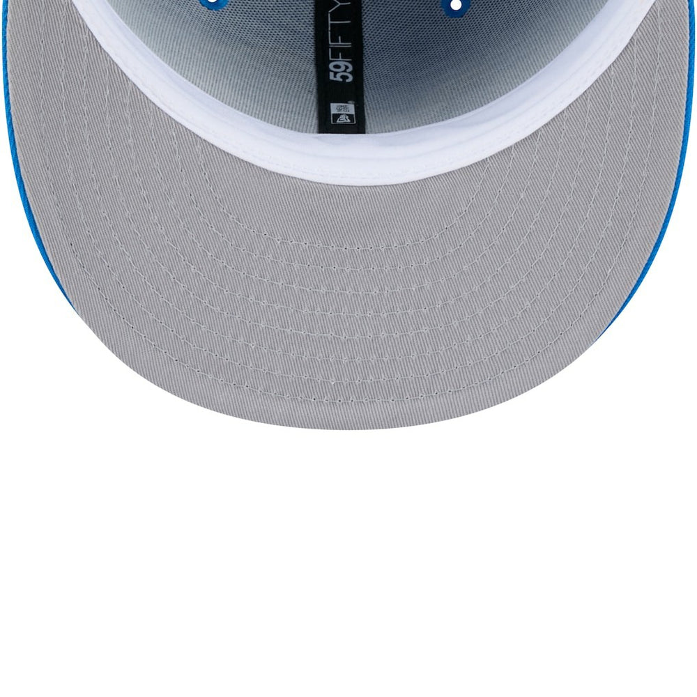 New Era Detroit Lions Blue Main 59FIFTY Fitted Hat | NFL