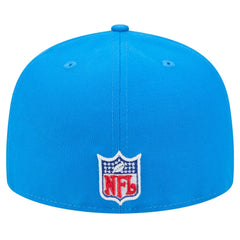 New Era Detroit Lions Blue Alternate Main 59FIFTY Fitted Hat | NFL