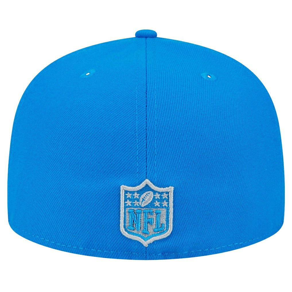 Detroit Lions New Era Main Side Patch 59FIFTY Fitted Hat Blue | NFL