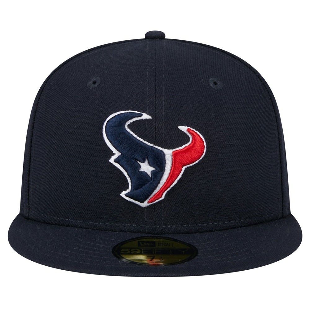 Houston Texans New Era Main Side Patch 59FIFTY Fitted Hat Navy | NFL