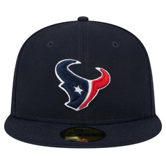 Houston Texans New Era Main Side Patch 59FIFTY Fitted Hat Navy | NFL
