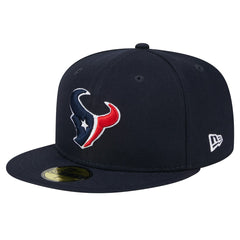 Houston Texans New Era Main Side Patch 59FIFTY Fitted Hat Navy | NFL