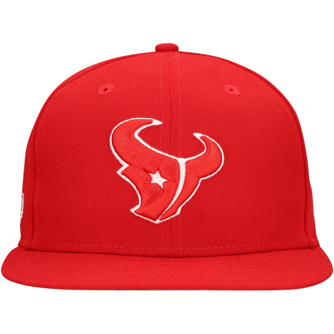 New Era Houston Texans Red Main Patch 59FIFTY Fitted Hat | NFL