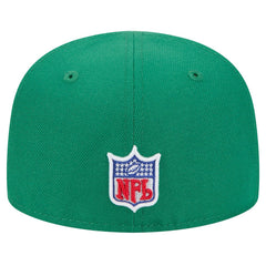 Philadelphia Eagles New Era Youth Main 59FIFTY Fitted Hat Kelly Green | NFL