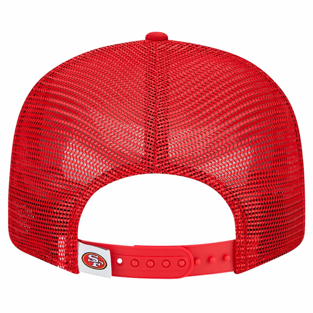 San Francisco 49ers New Era Main Trucker 9FIFTY Snapback Hat Scarlet | NFL