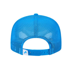 Detroit Lions New Era Main Trucker 9FIFTY Snapback Hat Blue | NFL