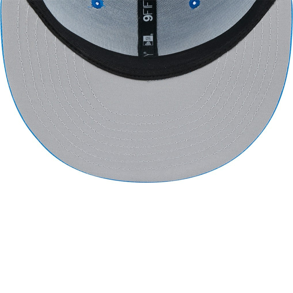 Detroit Lions New Era Main Trucker 9FIFTY Snapback Hat Blue | NFL