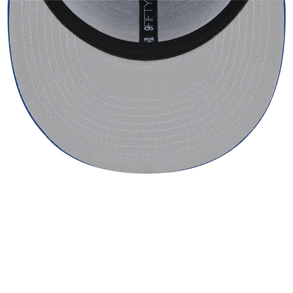 Buffalo Bills New Era Throwback Main Trucker 9FIFTY Snapback Hat Royal | NFL