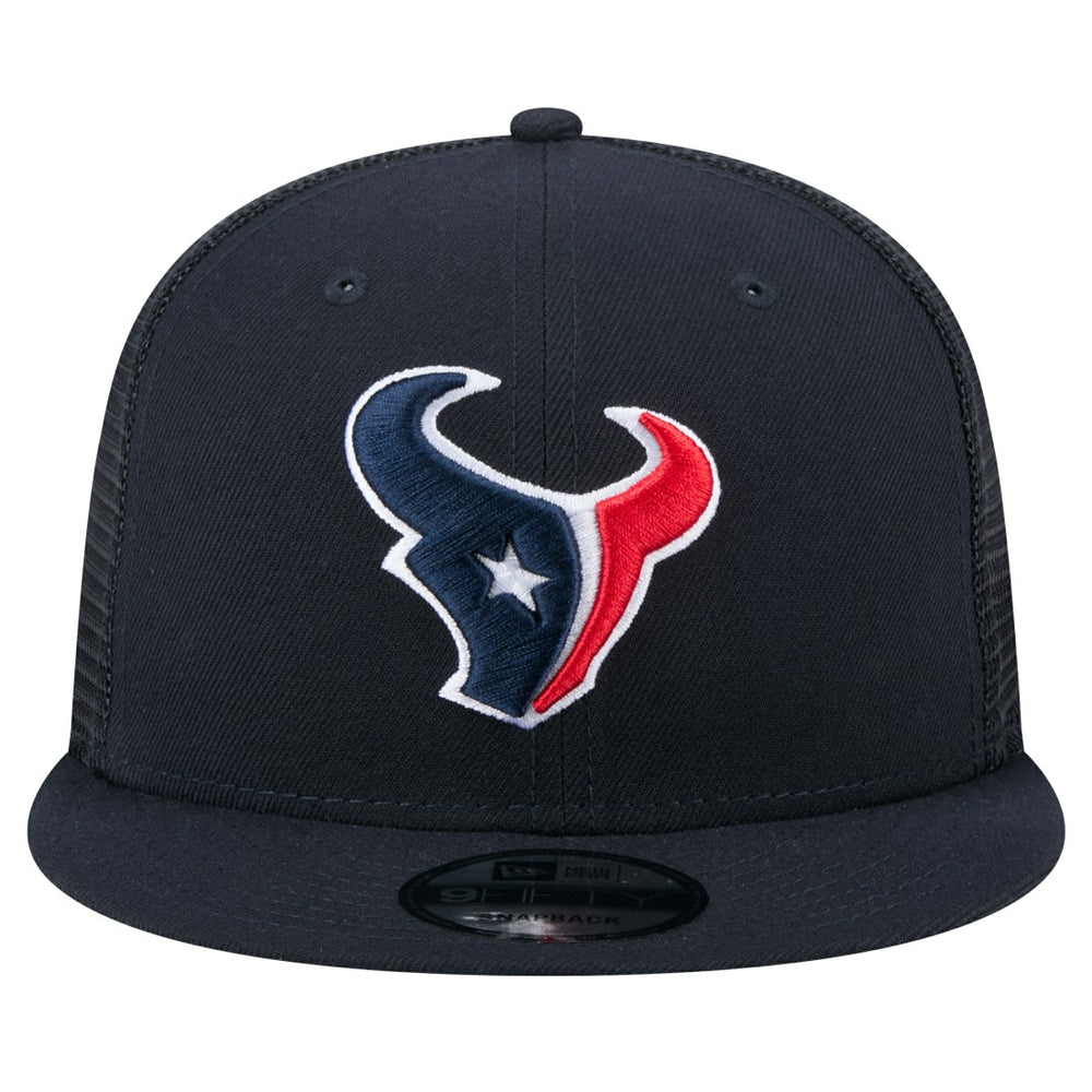 Houston Texans New Era Main Trucker 9FIFTY Snapback Hat Navy | NFL