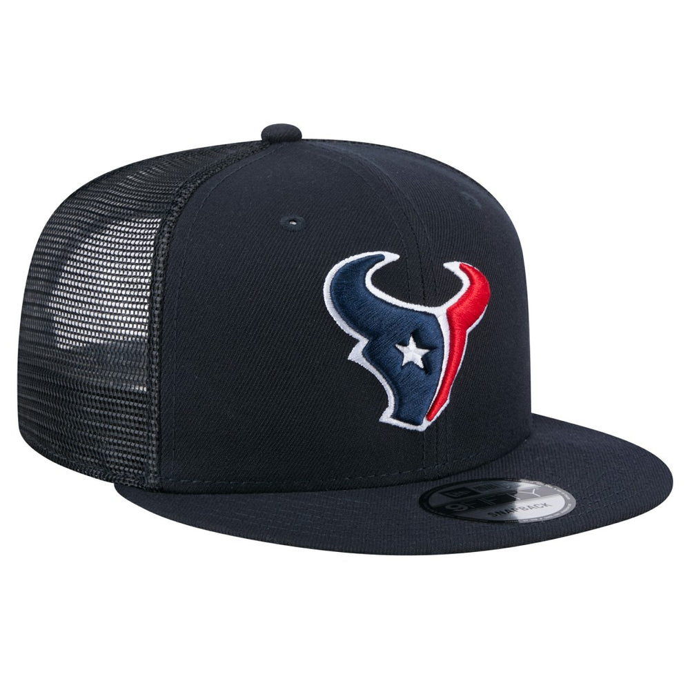 Houston Texans New Era Main Trucker 9FIFTY Snapback Hat Navy | NFL