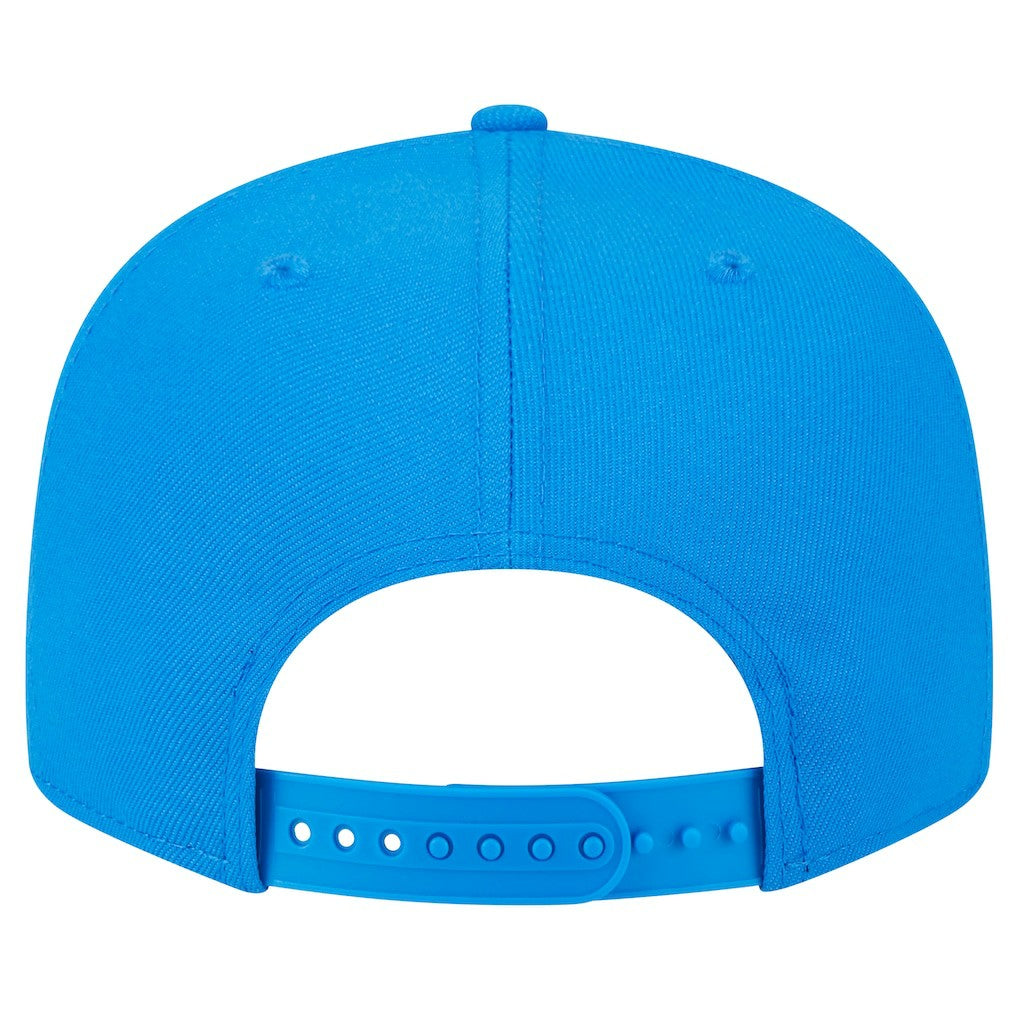 Detroit Lions New Era Main Script 9FIFTY Snapback Hat Blue | NFL