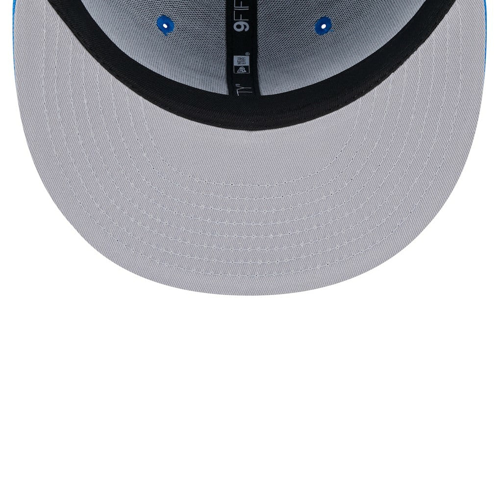 Detroit Lions New Era Main Script 9FIFTY Snapback Hat Blue | NFL