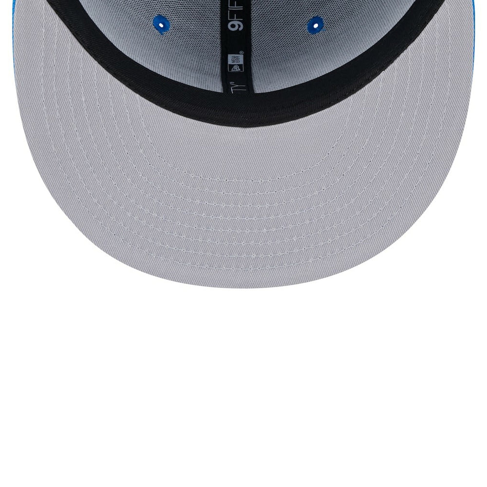 Detroit Lions New Era Main Script 9FIFTY Snapback Hat Blue | NFL