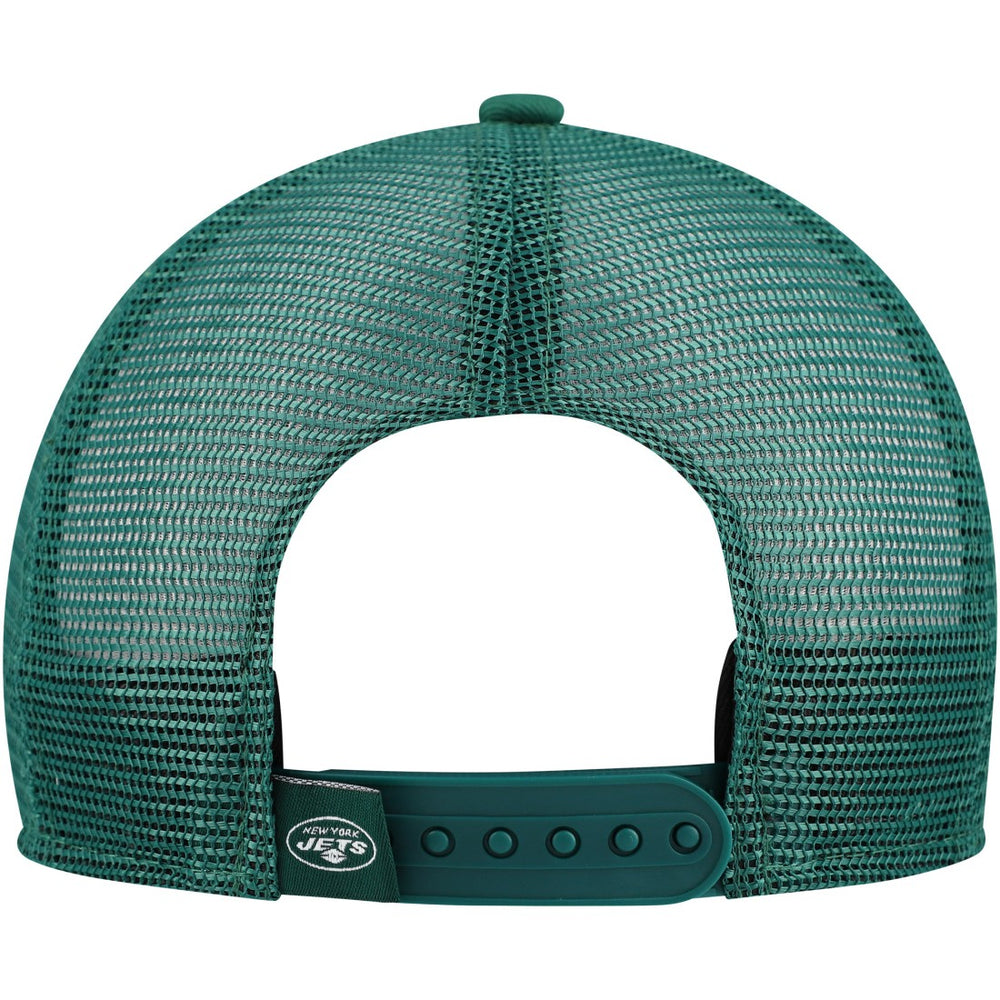 New York Jets New Era Youth Distressed 9FIFTY A-Frame Snapback Hat White/Green | NFL